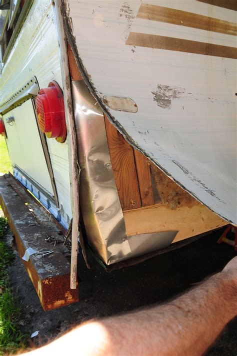 vintage camper sheet metal|vintage trailer siding.